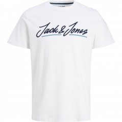 Jack and Jones pánské tričko White