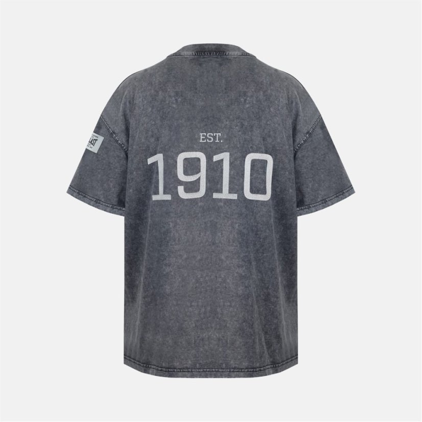 Everlast Men's NYC 1910 Oversized T-Shirt Washed Grey