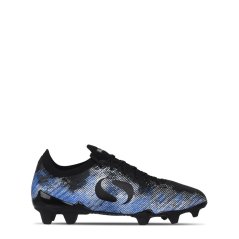 Sondico Blaze Firm Ground Football Boots Black/Blue