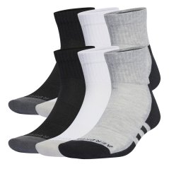 adidas Aeroready Ankle 6 Pack Socks Gry/White/Black