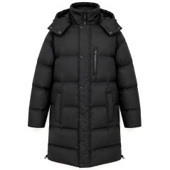 Firetrap Firetrap Mens Bubble Mid jacket Black