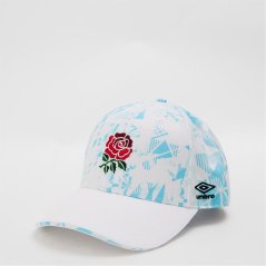 Umbro England Rugby Matchday Cap Adults Brilliant White