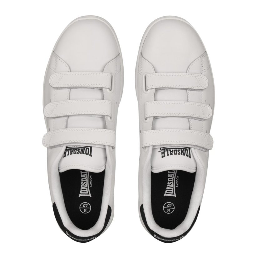 Lonsdale Leyton Trainers Mens White/Navy
