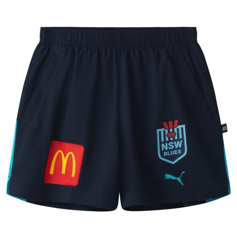 Puma New South Wales Blues Training Shorts 2024 Adults Sapphire