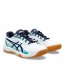 Asics Upcourt 5 Junior Indoor Court Shoes White/Blue