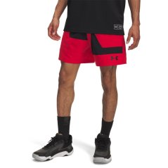 Under Armour Men's Zone Basketball Shorts Red