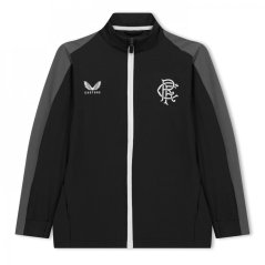 Castore Unisex Kids' Rangers Waterproof Licensed Rain Anorak Black