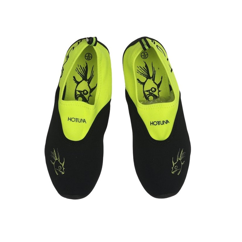 Hot Tuna Mens Aqua Water Shoes Black/Lime