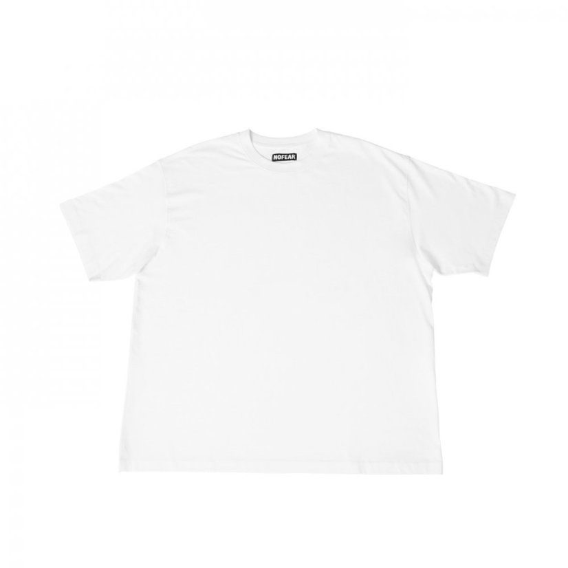 No Fear Oversized T-Shirt White