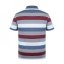 Lee Cooper Stripe Polo Mens Burgundy