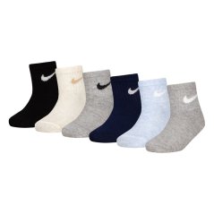 Nike Pack Toddler Quarter Socks Ivory Heather