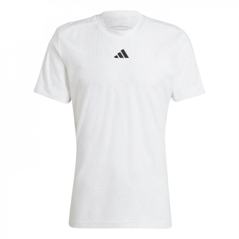 adidas AEROREADY Freelift Pro Tennis T-Shirt Mens White