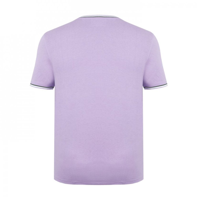 Slazenger Tipped T Shirt Mens Lavender