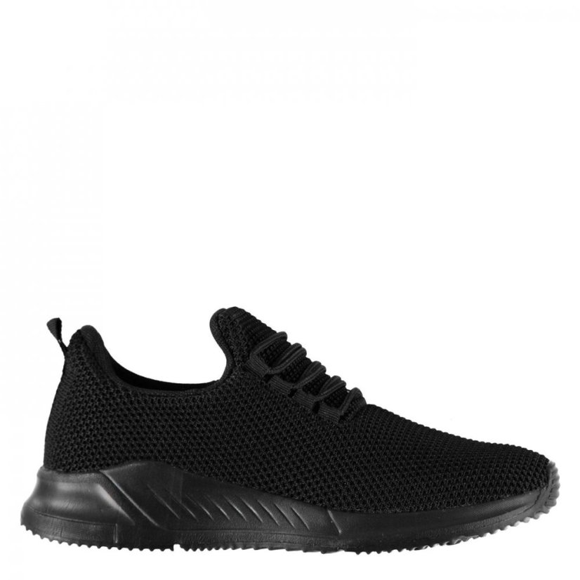 Fabric Santo Junior Trainers Black/Black