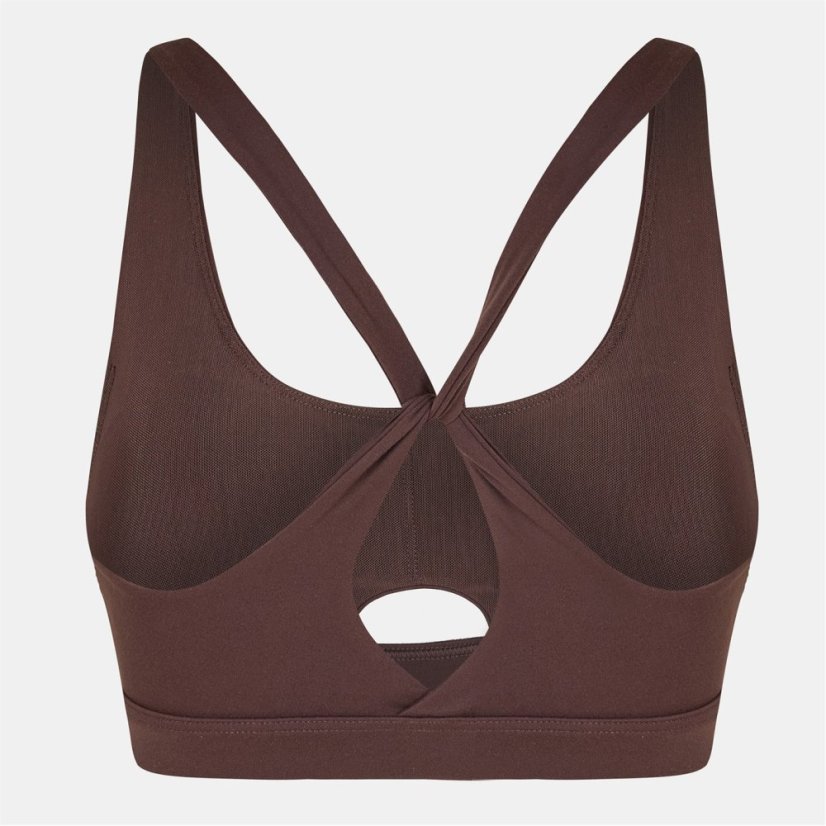USA Pro Twist Back Bra Womens Espresso