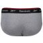 Reebok 3 Pack Mens Performance Briefs Black/White/Grey