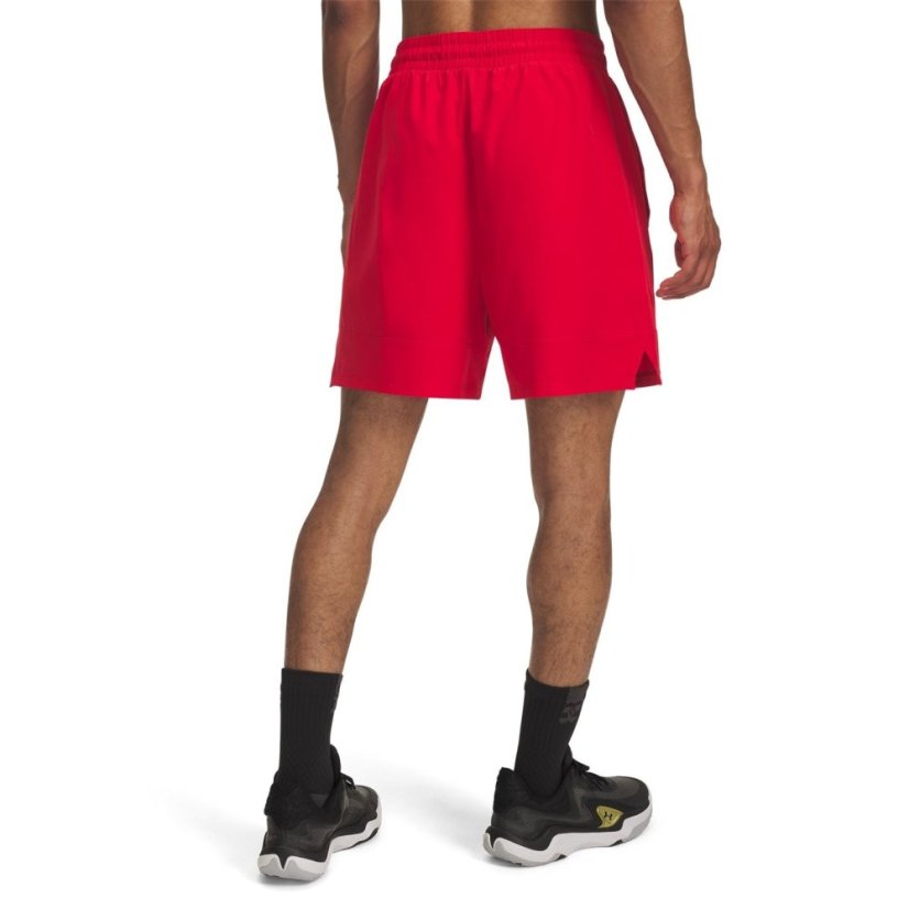 Under Armour Men's Zone Basketball Shorts Red