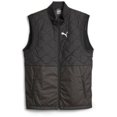 Puma Run Cloudspun Wrmlbl Padded Vest Gym Mens Puma Black