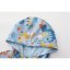 Star Kids' Print Hooded Long Sleeve Rain Anorak AOP