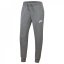 Nike Girls Fundamentals Fleece Jogging Bottoms Grey/White