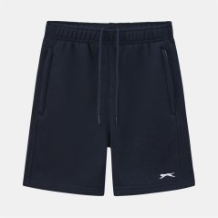 Slazenger Kids' Fleece Jogger Shorts Navy