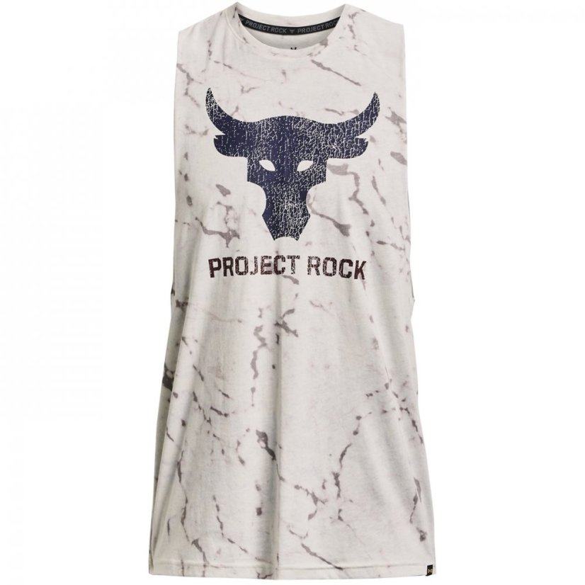 Under Armour Armour PR Bull Tank Top Mens White Clay