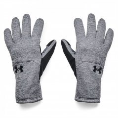 Under Armour Armour Storm Fleece Gloves Mens Grey/Black