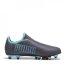 Puma Finesse Firm Ground Football Boots Childrens Grey/Aqua