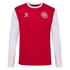Hummel Denmark Fan Top 2023 Adults Red/White