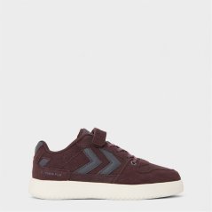 Hummel Kids' Power Suede Low-Top Trainers Fudge