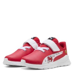 Puma Unisex Kids' Ferrari Anzarun Low-Top Trainers Rosso Corsa