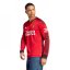 adidas Manchester United Long Sleeve Home Shirt 2023 2024 Adults Team Red
