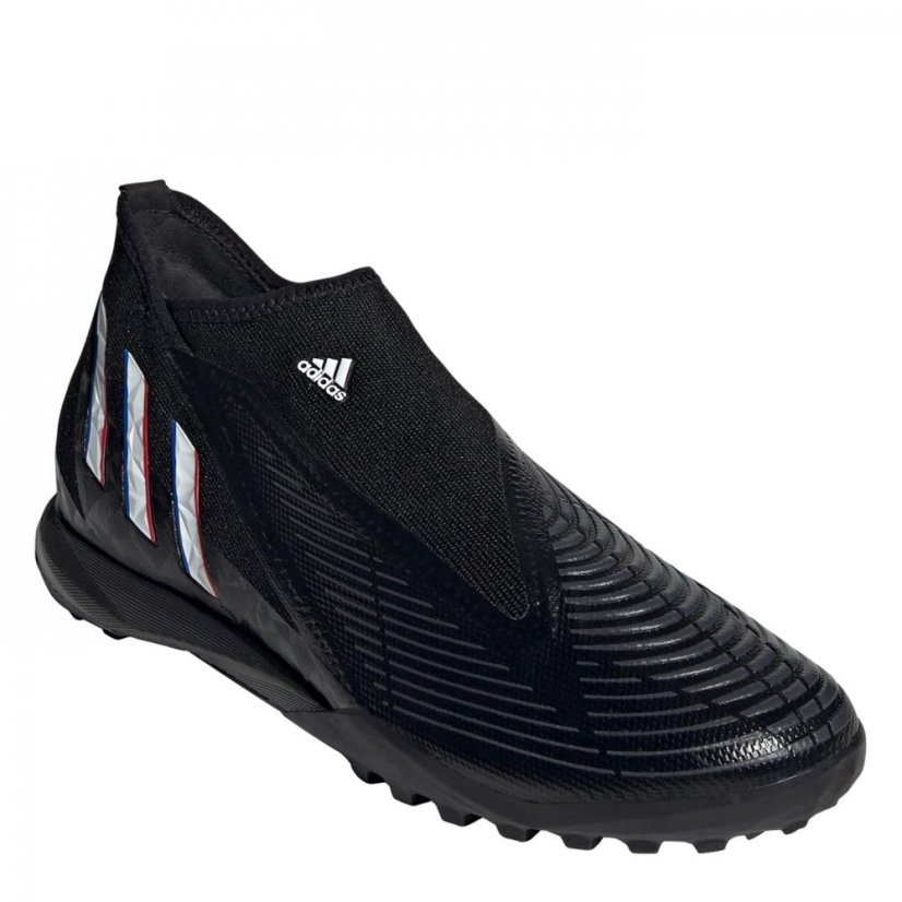 adidas Predator .3 Laceless Astro Turf Trainers Black/White