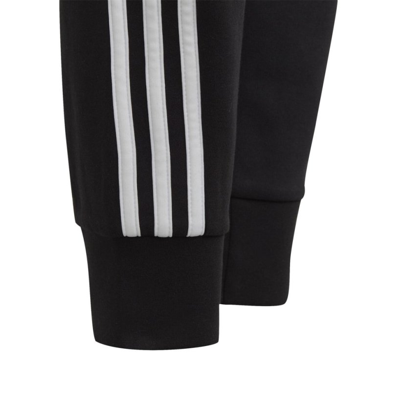 adidas Future Icons 3-Stripes Cotton Tracksuit Bottoms Black/White