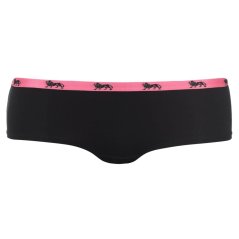 Lonsdale Single Short Ladies Black/Fluo Pink