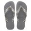 Havaianas Top Tiras Flip Flops Steel Grey 5178