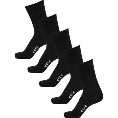 Hummel 5pk Crew Sox 00 Black