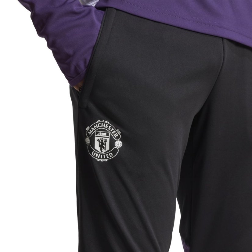adidas Manchester United Training Tracksuit Bottoms 2025 2026 Mens Black