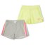 Reebok Kids' Jersey Jogger Shorts Lt Grey Heather