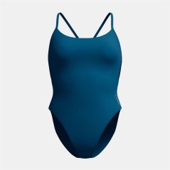 Speedo Women's 1 Piece Colourblock Racer Swimming Costume Green