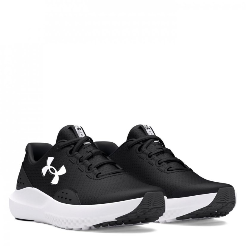 Under Armour Surge 4 Running Shoes Unisex Juniors Black/White