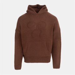 Miso Miso Bow Knit Hood Ld54 Brown