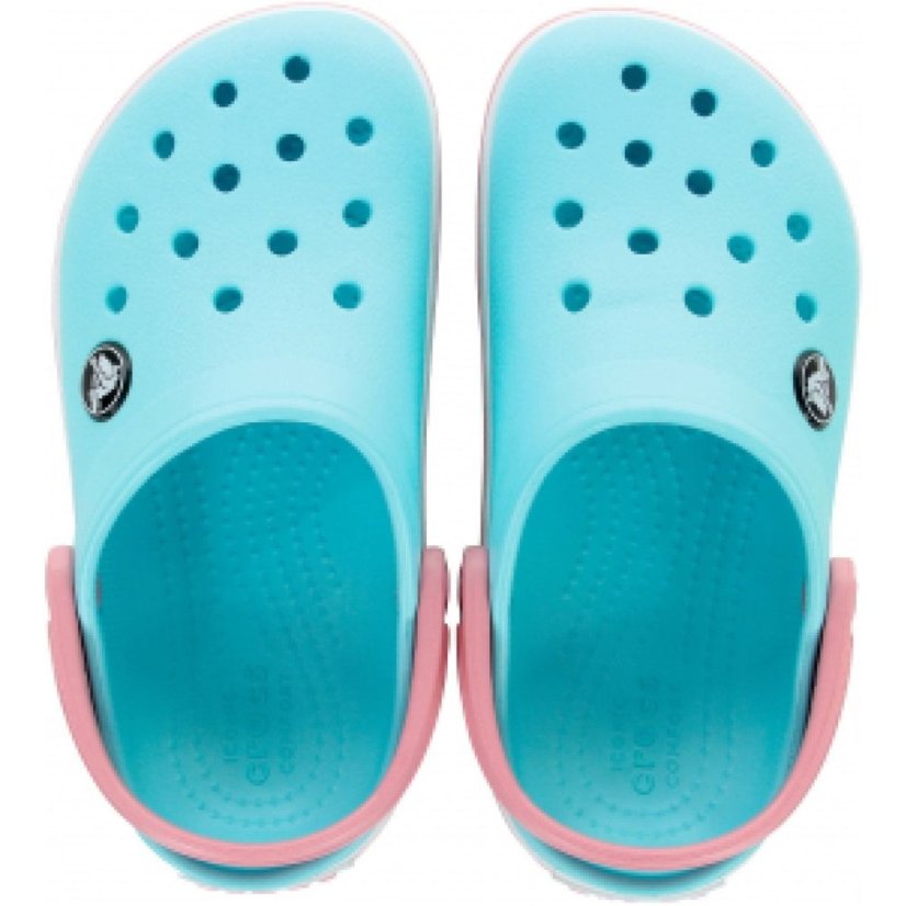 Crocs Unisex Kids' Clogs Ice BlueWhite
