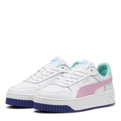 Puma Carina Street Jr Wht/Mauve/Mint