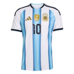 adidas Argentina Messi Home Shirt 2026 Mens White/Blue