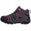 Gelert Horizon Mid Waterproof Childrens Walking Boots Charcoal/Pink