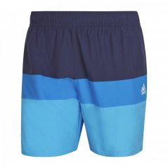 adidas Colourblock Swim Shorts Blue