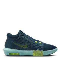 Nike LeBron Witness VIII basketbalová obuv Armory Navy/Grn
