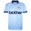 Score Draw Manchester City FC Home Shirt 1994 1995 Adults Blue