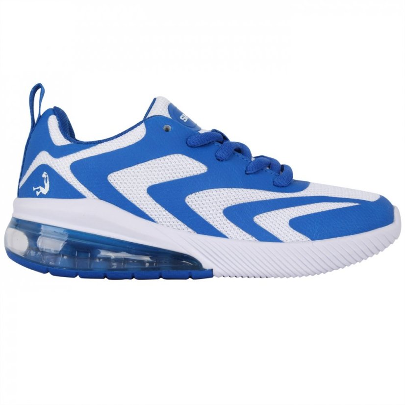 SHAQ Armstrong Childs Basketball Trainers White/Blue